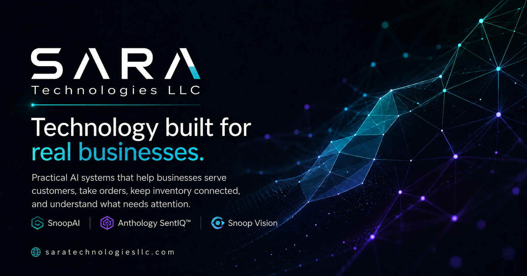 SARA Technologies LLC — Technology built for real businesses.